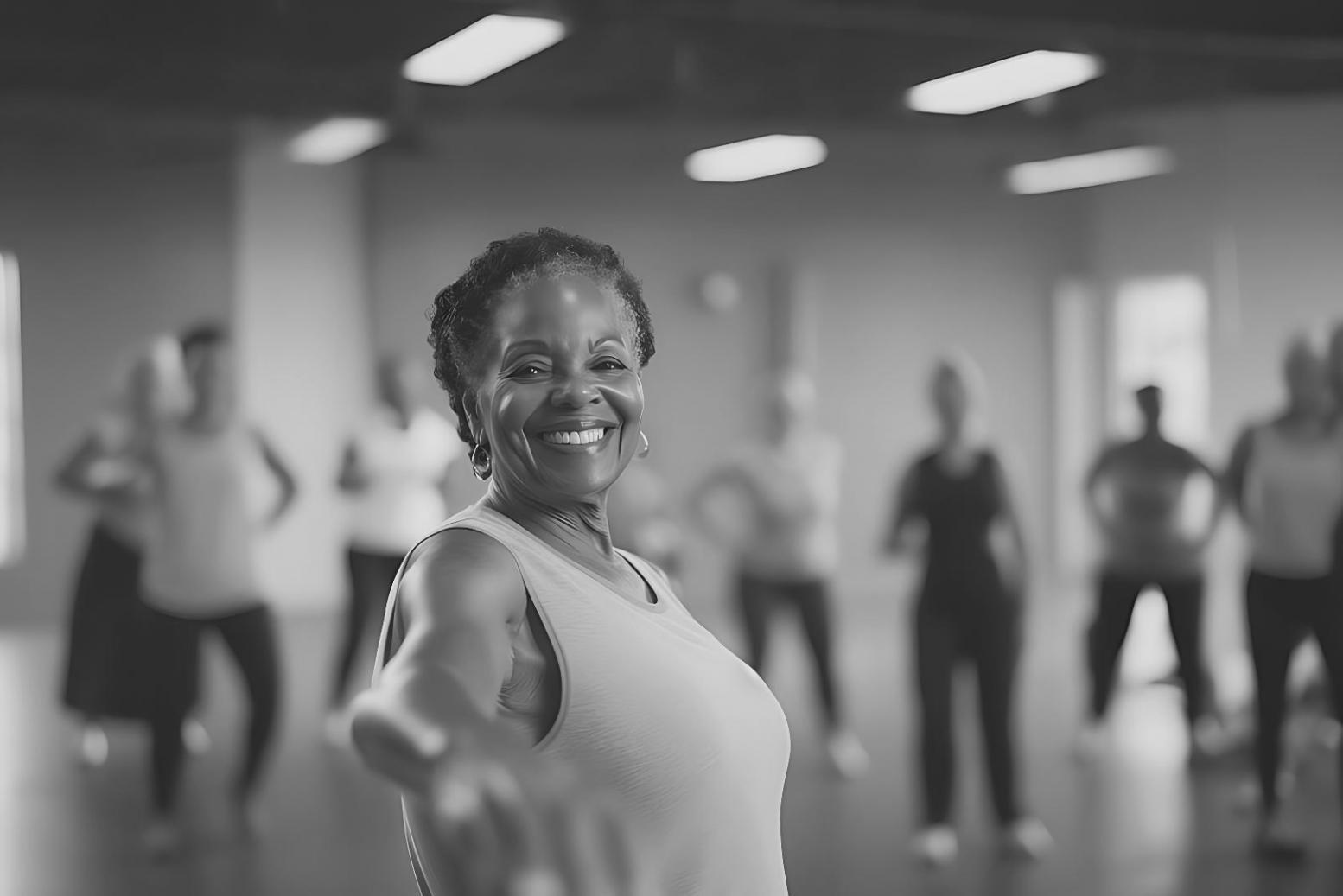 Care professional assisting elderly client with daily activities in comfortable home environment